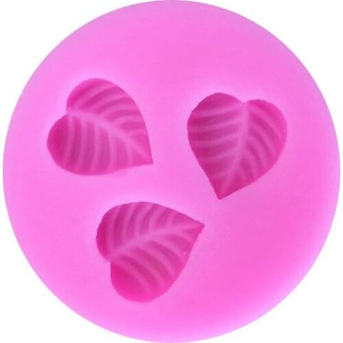 Mini Leaf Shape Fondant Icing 3D Cake Mold Sugar Craft Cake Decorating Tools JH013