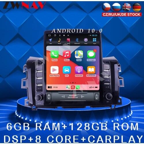 For Nissan navara NP300 2013-2018 Android 10 Tesla style Car DVD Player GPS navigation Car Auto Radio Stereo Multimedia Player