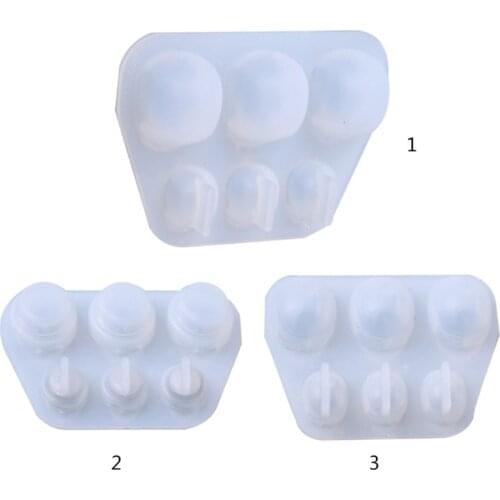 Skull Head Bracelet Beads Silicone Mould DIY Crafts Jewelry Making Tool Crystal Epoxy Resin Mold