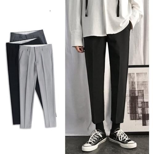 Pencil Men Long Pants Men Casual Pockets Pants Male Fashion Thin Slim Trousers Jeans Masculino