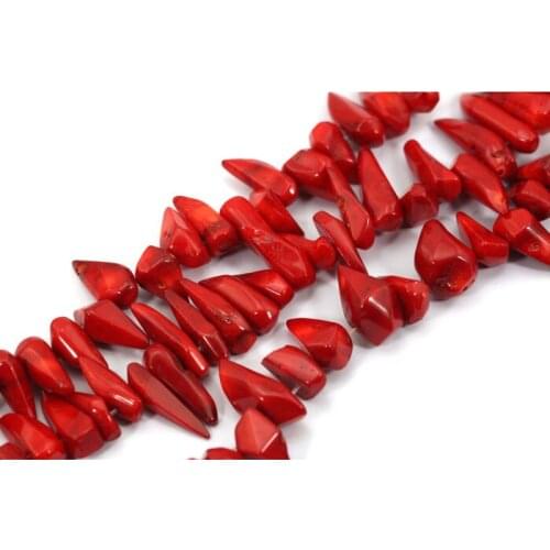 Natural Red Irregular Spacer Coral Beads Finding Making Charms 13*4mm Wholesale African Beads Jewelry DIY Free Shipping CB025
