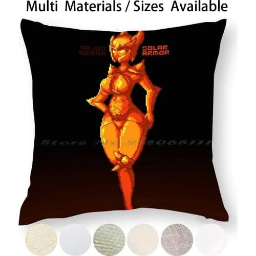 Terraria Game-Lava Pillow Case Throw Pillow Cover Cotton Linen Flax Terraria Moon Lord Base Journey Update Armor Weapon Lava