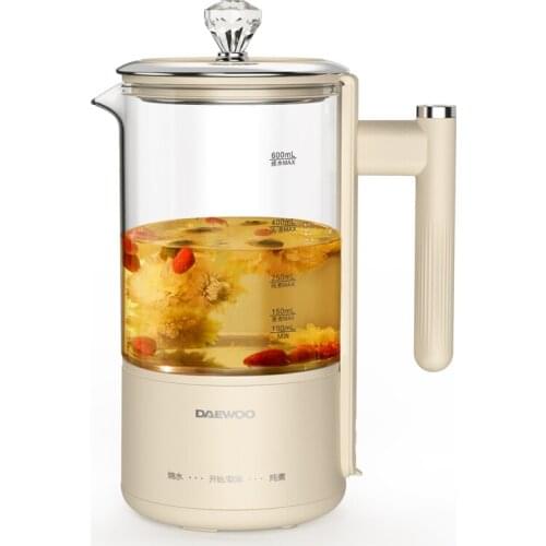 600ML Multifunctions Electric Kettle Glass Health Presering Pot Slow Stew Cooker Water Heater Hot Water Boiler Insulation Kettle