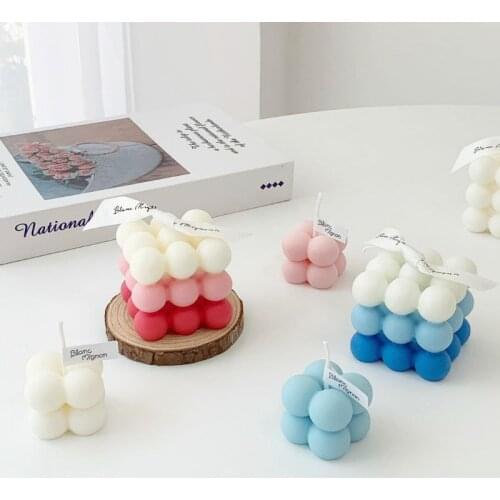 DIY Candles Mould Soy Wax Candle Mold Aromatherapy Candle 3D Silicone Moulds