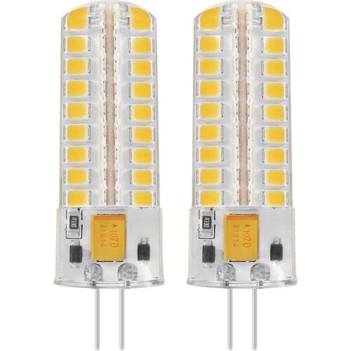 Brand New 2x 6.5W G4 LED Bulbs 72 2835 SMD LED 50W Halogen Bulbs Equivalent 320lm Dimmable Warm White 3000K 360 Degree Beam Angl
