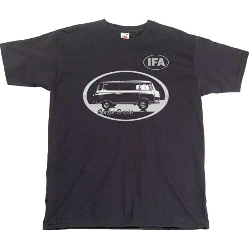 T-Shirt Gdr Vehicle Barkas Retro East Car Ifa Summer 2019 Short Sleeve Plus Size Print Men Summer Army T Shirt