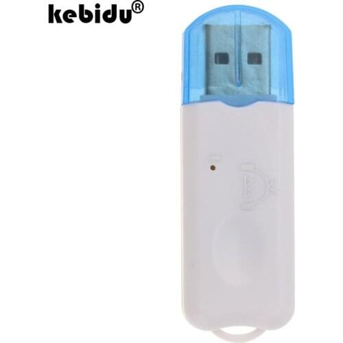 Kebidu Blue Wireless USB Bluetooth V5.0 Audio Music Receiver Adapter For Car Home Speaker For iphone wholesale