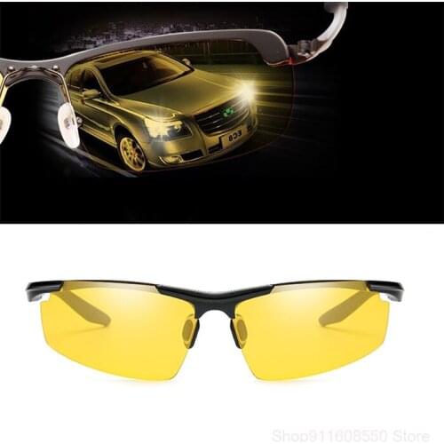 GOZLUGU 2021 High-end Night sight Driving Glasses Day and night Glasses Light Weight UV400 Protection Driving Glasses