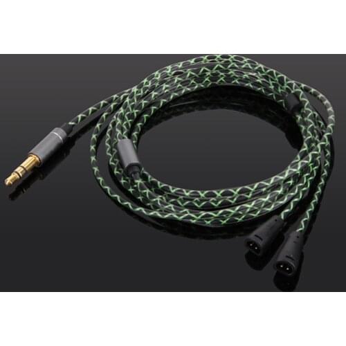 OKCSC Replacement cable for Senhaiseer ie80s ie80 ie8i ie8 18 Cores 5N OFC With Mic 3.5mm Stright L Plug