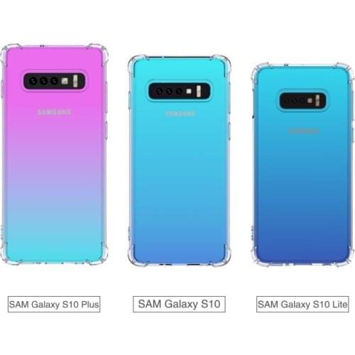 VNSTRIP Transparent Anti-shock TPU protective case for Samsung Galaxy S10 PLUS LITE simple design