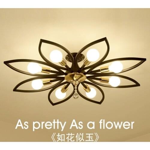 Modern led modern ceiling lamp crystal chandeliers ceiling AC85-265V balcony porch restaurant home decoration