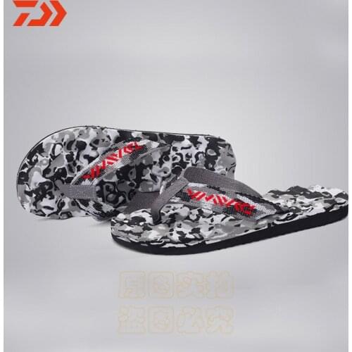 Fishing Slipper Man Shoes Daiwa Summer Beach Slipper Non-slip Y-slippers Outdoor Shoes Fishing Slippers New DAWA Fishing Shoes