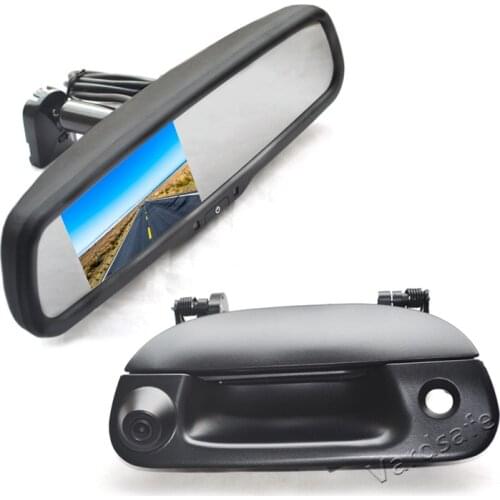 Vardsafe VS370R | Reverse Backup Camera + Replacement Rear View Mirror Monitor for Ford F150 F250 F350 F450 F550 (1997-2007)