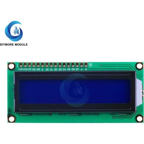 LCD 1602 Screen Module 16x2 Character LCD Display Monitor 5V IIC I2C Interface For Arduino/Networking