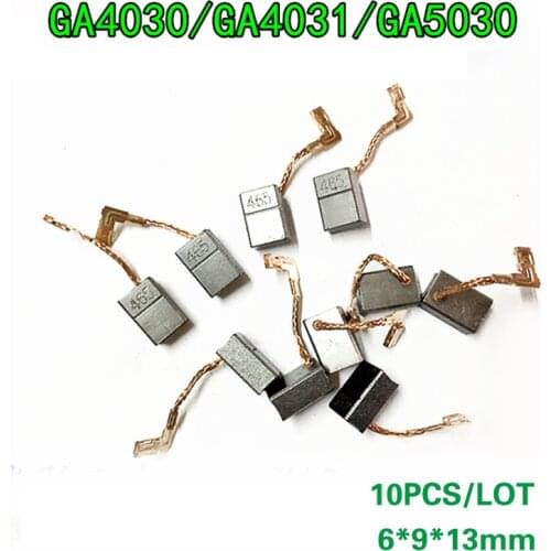 10PCS/LOT, 6X9X13mm Carbon Brushes For Makita GA4030/GA4031/GA5030 Angle Grinder, High quality