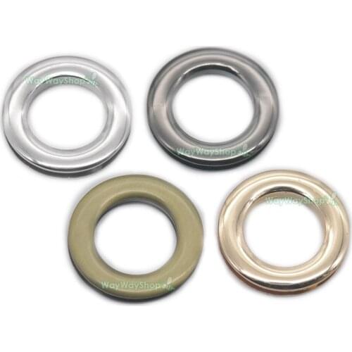 2 5 10 25 Pcs 26mm 1" Alloy Grommet Eyelets Round For Canvas Bag HandBag Backing Screw Buckle LeatherCraft DIY 4 Colors