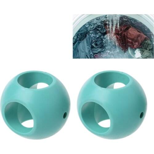 2pcs Anti Limescale Magnetic Laundry Balls Purified Water Ball Washing Machine Accessories A6HB