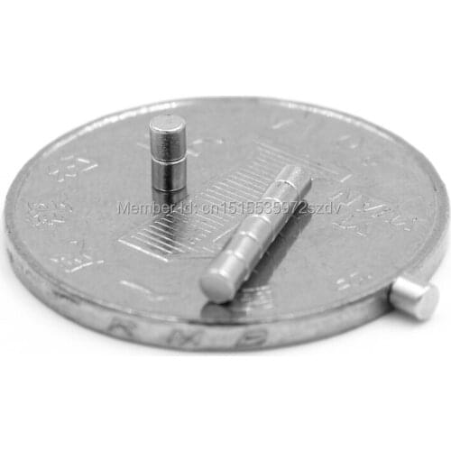 500pcs Strong Round Dia 2mm x 2mm N35 Rare Earth Neodymium Magnet Art Craft Fridge 2x2mm