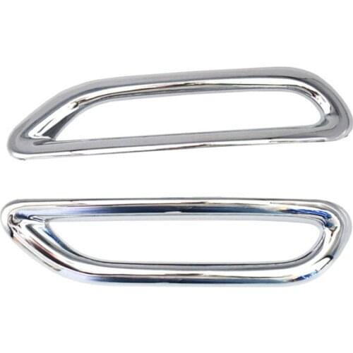 Chrome Rear Fog Light Cover Trim Bumper For Nissan Qashqai J11 2014-2017