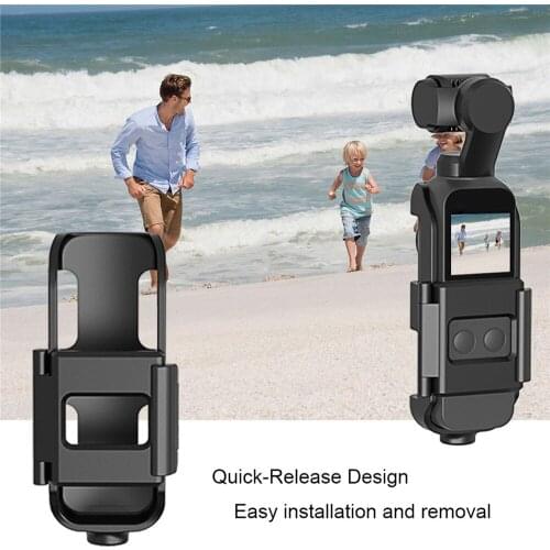 Mount Bracket Holder with 1/4 Screw for DJI Osmo Pocket Camera interface & Action Cam Mount for Tripod Selfie Stick Bicycle
