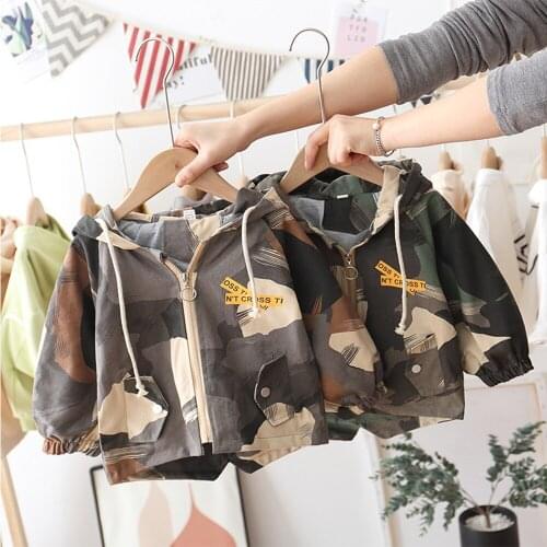 Baby Clothes Kids Jacket Childrens Jacket New Style CamouflageJacket For Boys For Spring And Autumn 2021 Jackets For Boys