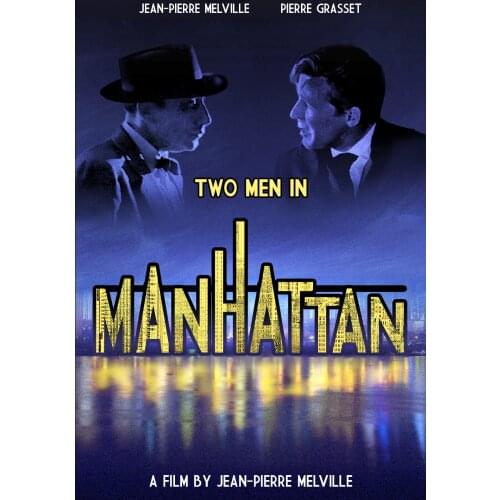 Two Men in Manhattan Movie ART SILK POSTER Decorative Wall painting 24x36inch