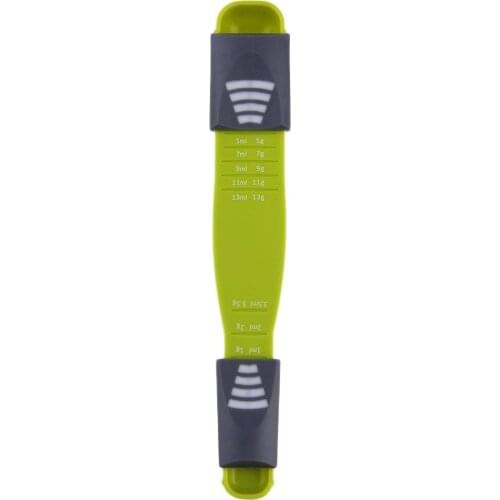 Hot Sale Measure Cup Double End Height Stools Adjustable Scale Measuring Spoons Measuring Spoon baking tool Kitchen Accessories