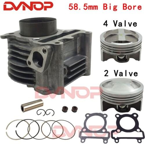 58.5mm/15mm 155cc Big Bore Cylinder Kit & Piston Kit for YAMAHA BWS125 ZUMA 125 YW125 CYGNUS-X /-SR /-FI 4V 1210A-5TY-K580