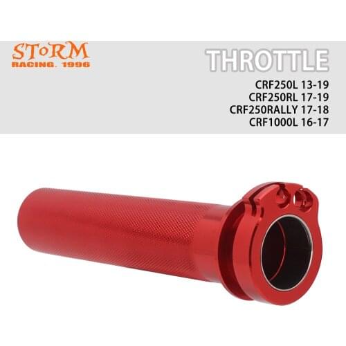 Motorcycle Aluminum Throttle Tube Twist For Honda CRF250L CRF250RL CRF250RALLY CRF1000L CRF 250RL 250RALLY 1000 L 250 RL 13-19