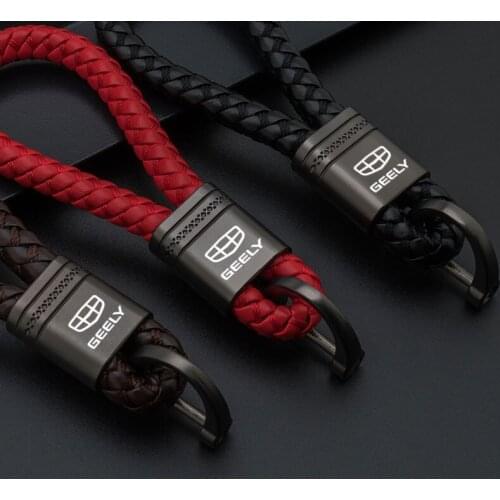 New Car Trinket/Metal Alloy Universal Quality Keychains For GEELY CK Emgrand Ec7 Gt Gc9 GL GS Car Keychain With Logo Key Ring