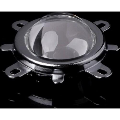 OOTDTY 44mm Lens + 50mm Reflector Collimator+ Fixed Bracket For 20W-100W LED Light Lamp 63HF