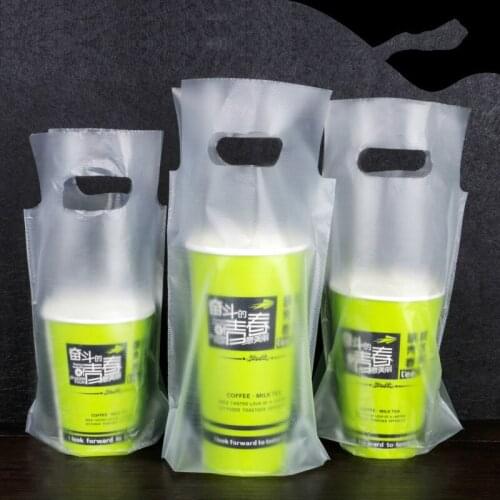 Ferimo 500pcs Variety of Sizes Recyclable Packing Bag Favor Open Top Drink Packing Plastic Clear Drink Cup Bags Wholesale