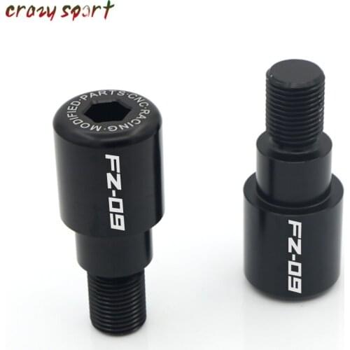 Handlebar Grip Bar Ends Slider For YAMAHA FZ-09 FZ09 FZ 09 2014 2015 2016 2017 2018 Motorcycle Accessories CNC With Logo