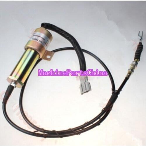 Engine Stop Solenoid 11N6-666030 24V Flameout Valve For Hyundai 210 Excavator
