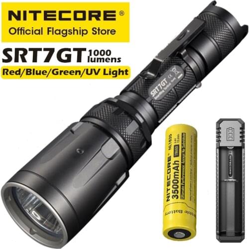 Nitecore SRT7GT Control Ring Strong Light tactical lithium battery flashlight outdoor led ultra-bright
