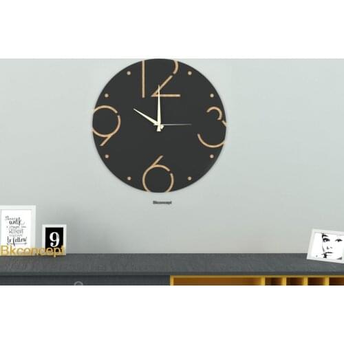 Decoration Living Room Wall Decor Home Living Room Decoration Rio Wall Clock Black Light Oak