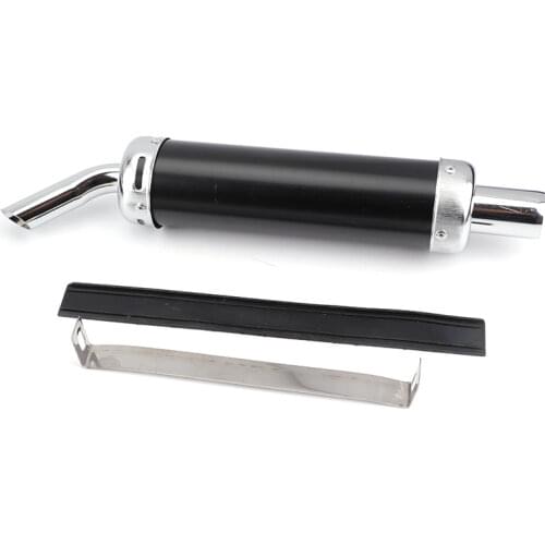 General Metallic 28mm Motorcycle Racing Muffler Muffler 2 Stroke Motorcycle Exhaust Pipe Muffler