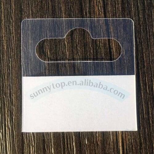 Euro hole hang tab 40x40mm, 500pcs/lot, euro hole hang tab plastic