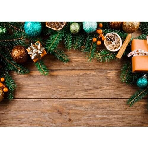 Wooden Floor Christmas Photo Backdrops Photo Studio Vinyl Backgrounds Photography Props for Children Baby Portrait Photobooth