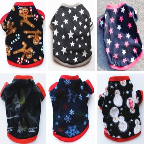 Winter Fleece Dog Clothes for Dogs Puppy Clothing French Bulldog Coat Pug Costumes Jacket For Small Dogs Chihuahua Hondenkleding