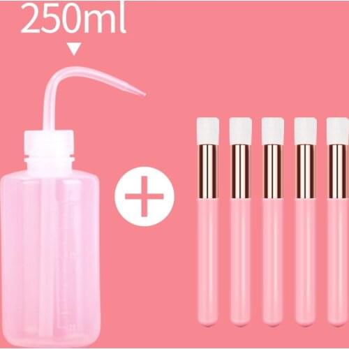 1 Kit Eyelash Cleaning Shampoo Kits Lash Extensions Cleaning Bottle Shampoo Brush Sets Makeup Aid Tool For Beauty Salon