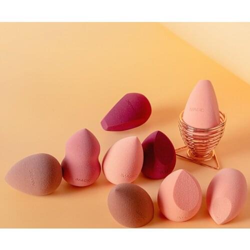 1pcs IMAGIC Cosmetic Puff Foundation Sponge Makeup Puff Powder Wet And Dry Beauty Cosmetic Make Up Soft Sponge Puff With Holder