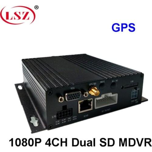 4CH 1080P MDVR SD card GPS mobile dvr for all vehicles from Original Manufacturer