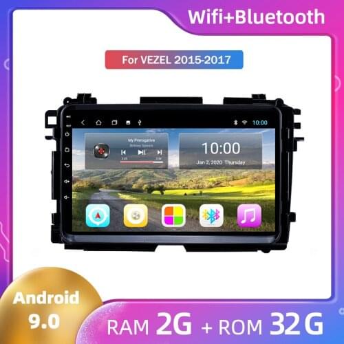 For Honda Vezel HRV 2015 2016 2017 Android in-Vehicle GPS All-in-One Machine Full Touch Navigation Radio Auto Multimedia Player
