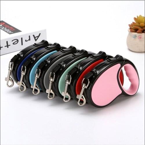Retractable Dog Leash 3/5M Automatic Adjustable Extending Dogs Leash Rope Durable Outdoor Walking Lead Rope For Dogs Accessories