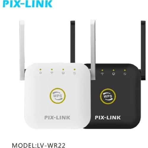 PIXLINK WR22 Wireless WIFI Repeater 300Mbps Extender Long Range Wi Fi Signal Amplifier Network Booster Access Point
