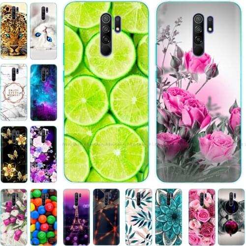 For Xiaomi Redmi 9 Case 2020 Print Painted Soft TPU Silicon Bumper Back Cover for Xiaomi Redmi 9 Redmii9 Phone Case Fundas Coque