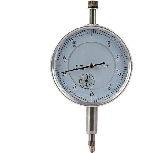 0.01mm Dial Indicator Gauge Precision 0-10mm Meter Precise 0.01mm Resolution Indicator Gauge mesure instrument Tool dial gauge