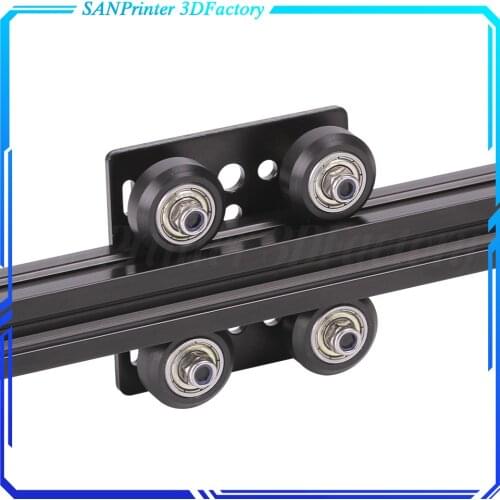 1set Openbuilds V groove gantry platform set special skateboard 2020/2040V groove aluminum profile mini roulette kit 3D printer