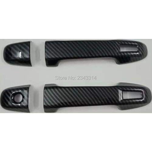 For Toyota GT86 2017 2018 2019 door handle bowl cover ABS carbon fiber outer handle cover, gt86 external car styling accessories